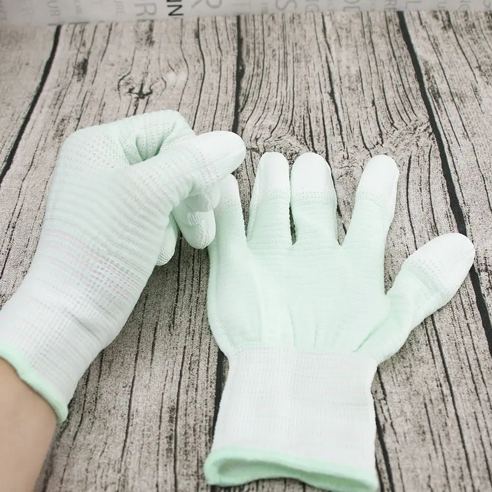 Горячая Распродажа 1 пара перчаток для пальцев из ПУ антистатические перчатки
