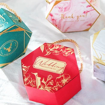12x5.5cm Marble Hexagon Style Candy Box Wedding Favors and Gifts Boxes Baby Shower Paper Gift Boxes for Guests Party Supplies
12x5.5cm Marble Hexagon Style Candy Box Wedding Favors and Gifts Boxes Baby Shower Paper Gift Boxes for Guests Party Supplies