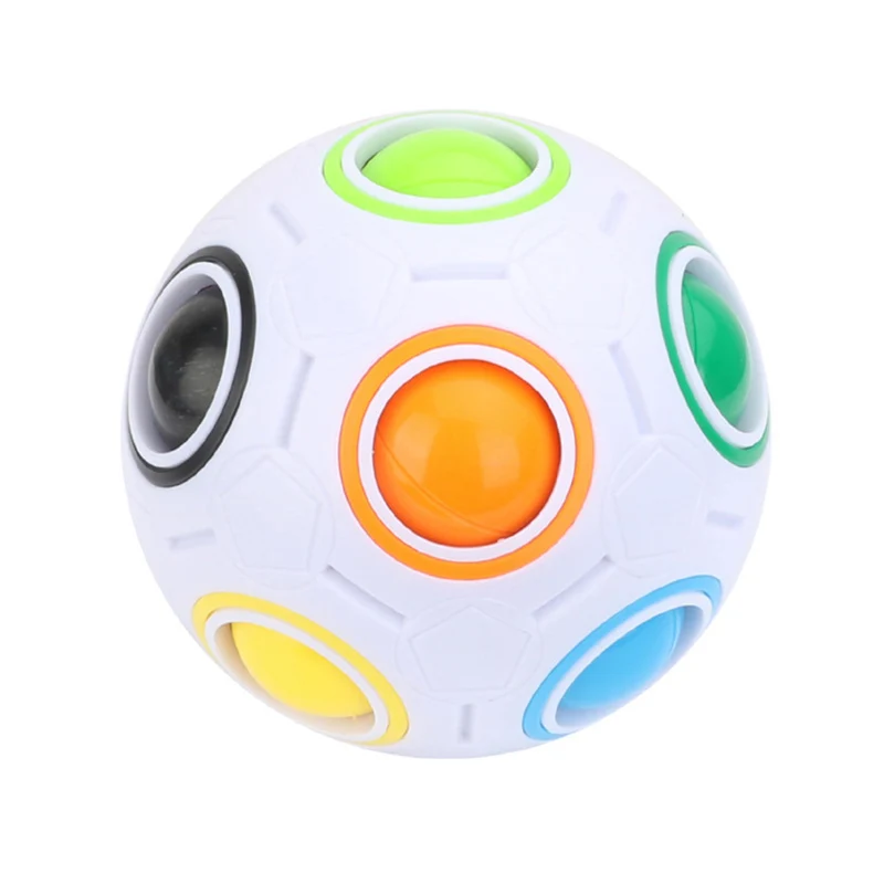 Rainbow Cube ball Creative Puzzle Soccer Mini Magic Cubes Toy Adult Decompression Anti Stress Children Learning TY0308
Rainbow Cube ball Creative Puzzle Soccer Mini Magic Cubes Toy Adult Decompression Anti Stress Children Learning TY0308