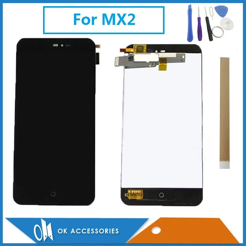4.4 Inch For Meizu MX2 MX 2 M040 LCD Display+Touch Screen Digitizer Black Color With Tools Tape
4.4 Inch For Meizu MX2 MX 2 M040 LCD Display+Touch Screen Digitizer Black Color With Tools Tape