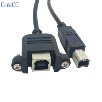 USB 2.0 B Type Male to Female Printer Scanner Hard Disk extension cable with screws for Panel Mount 50cm
USB 2.0 B Type Male to Female Printer Scanner Hard Disk extension cable with screws for Panel Mount 50cm