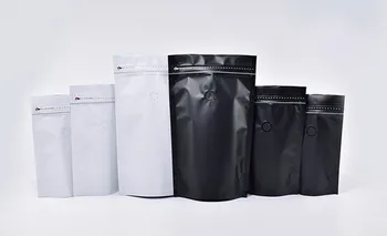 50pcs Side Opening 1/4~2 Pounds White/Black Aluminum Foil Coffee Valve Ziplock Bag Stand up Coffee Beans Packing Bag
50pcs Side Opening 1/4~2 Pounds White/Black Aluminum Foil Coffee Valve Ziplock Bag Stand up Coffee Beans Packing Bag