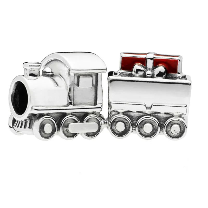 Fashion Original 925 Sterling Silver Christmas Train Charm Bead Fits Pandora Bracelet DIY Jewelry Women 2018 Winter Wholesale
Fashion Original 925 Sterling Silver Christmas Train Charm Bead Fits Pandora Bracelet DIY Jewelry Women 2018 Winter Wholesale