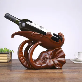 European Wine Rack Creative Elephant Head Wine Rack Fashion Resin Bottle Holder Gift Wine Cabinet Decoration
European Wine Rack Creative Elephant Head Wine Rack Fashion Resin Bottle Holder Gift Wine Cabinet Decoration
