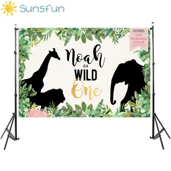 Sunsfun wild one birthday party background King of the Jungle backdrop photocall dessert table decor vinyl 220x150cm
Sunsfun wild one birthday party background King of the Jungle backdrop photocall dessert table decor vinyl 220x150cm