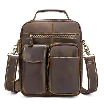 Cowhide Bag Retro Men's Crazy Genuine Leather Shoulder Bag Large Capacity Leather Handbag Men Travel Bags
Cowhide Bag Retro Men's Crazy Genuine Leather Shoulder Bag Large Capacity Leather Handbag Men Travel Bags