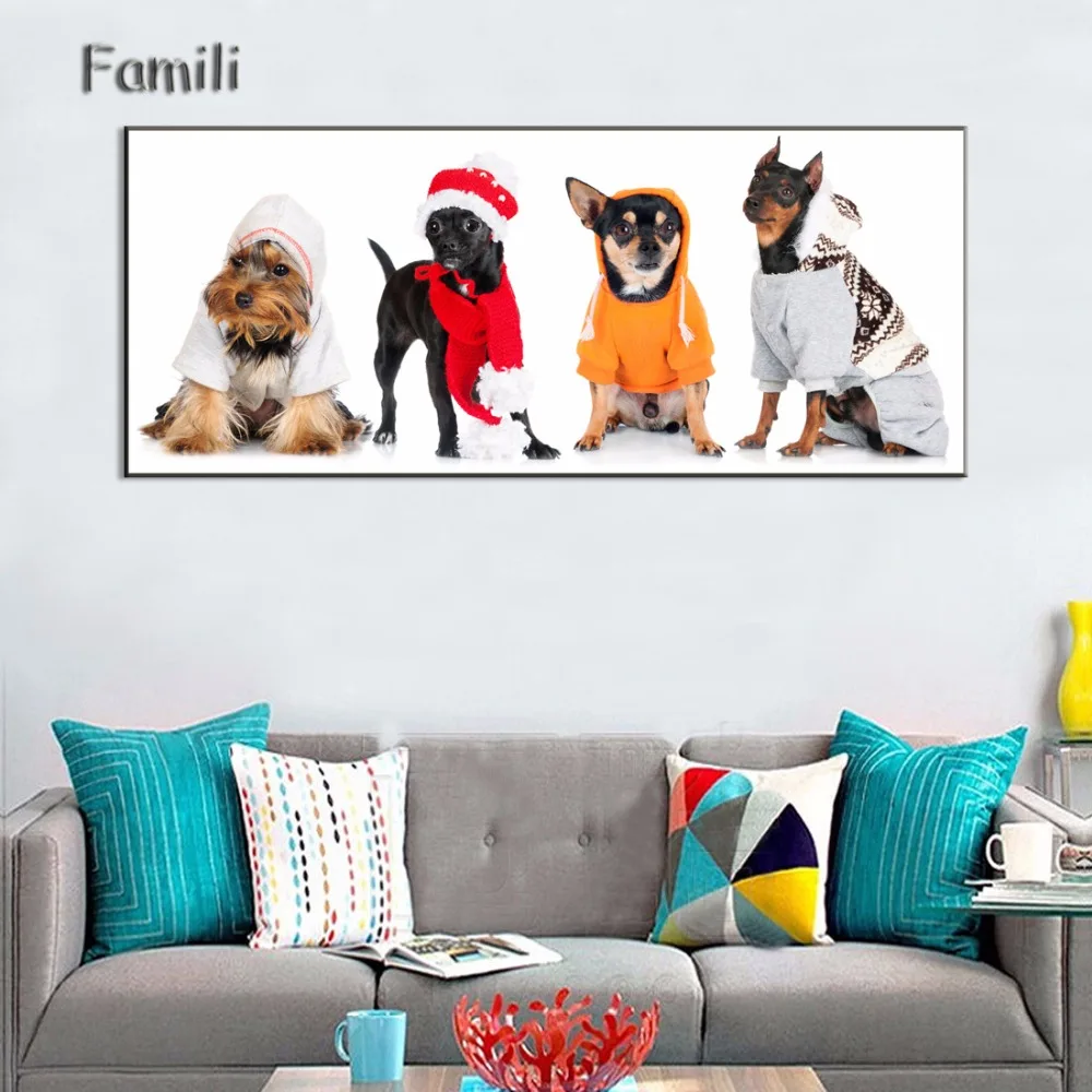 Bianche Wall Modern Fashion Dog Pet Dog Fashion Dress Canvas Painting Art Print Poster Picture Wall Restaurant Kitchen Decor
Bianche Wall Modern Fashion Dog Pet Dog Fashion Dress Canvas Painting Art Print Poster Picture Wall Restaurant Kitchen Decor