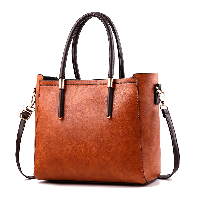 Europe and the United States simple lady bag to work professional high-capacity shoulder bag official big bag
Europe and the United States simple lady bag to work professional high-capacity shoulder bag official big bag