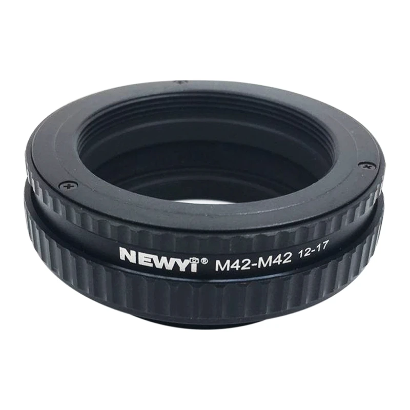 NEWYI M42 To M42 Focusing Helicoid Ring Adapter 12-17Mm Macro Extension Tube camera Lens Converter Adapter Ring
NEWYI M42 To M42 Focusing Helicoid Ring Adapter 12-17Mm Macro Extension Tube camera Lens Converter Adapter Ring