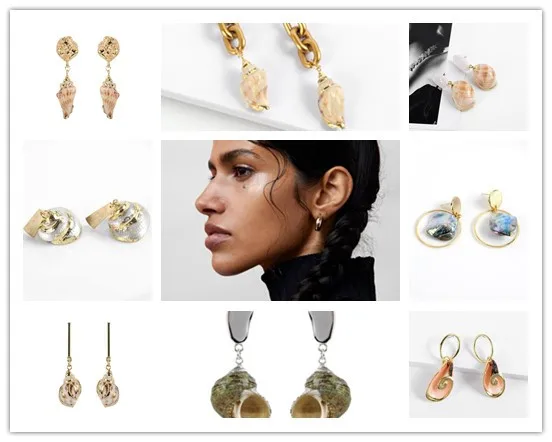 CXW Free shipping 9 Style Sea Shell Earrings For Women Gold Silver Color Metal Shell Earrings 2019 Summer Beach Jewelry SH03
CXW Free shipping 9 Style Sea Shell Earrings For Women Gold Silver Color Metal Shell Earrings 2019 Summer Beach Jewelry SH03