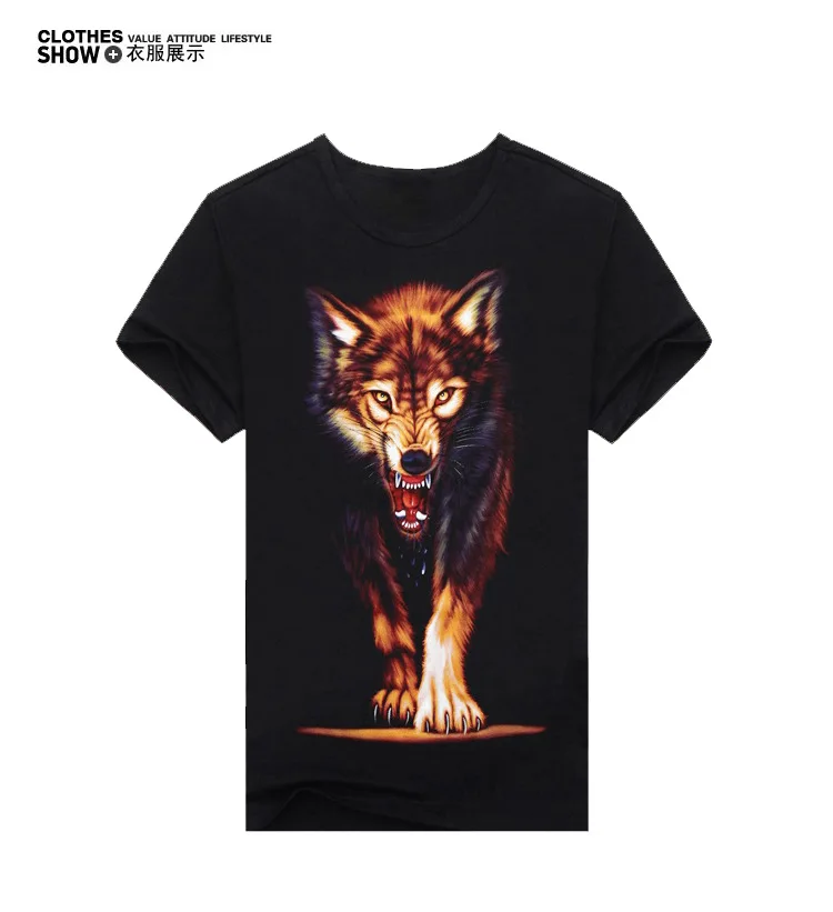 Summer style Child Youth fashion leisure short sleeve T-shirt boy 3D Red Wolf pattern cotton round collar Shirts
Summer style Child Youth fashion leisure short sleeve T-shirt boy 3D Red Wolf pattern cotton round collar Shirts