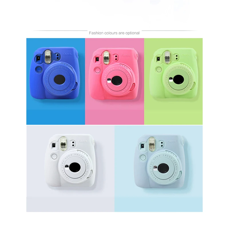 Jelly Color Instant Camera Bag Case for Fujifilm Instax Mini 9 Mini 8 8+ Case Classic Camera Rainbow Silicone Skin Handbag Cover
Jelly Color Instant Camera Bag Case for Fujifilm Instax Mini 9 Mini 8 8+ Case Classic Camera Rainbow Silicone Skin Handbag Cover
