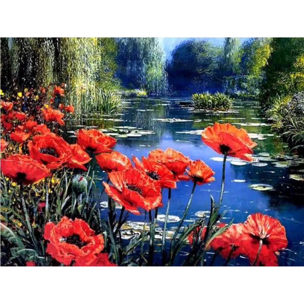 Flower Arrangement 5D DIY Diamond Painting Red Flower Cross Stitch Diamond Embroidery Scenery Diamond Wall Painting
Flower Arrangement 5D DIY Diamond Painting Red Flower Cross Stitch Diamond Embroidery Scenery Diamond Wall Painting