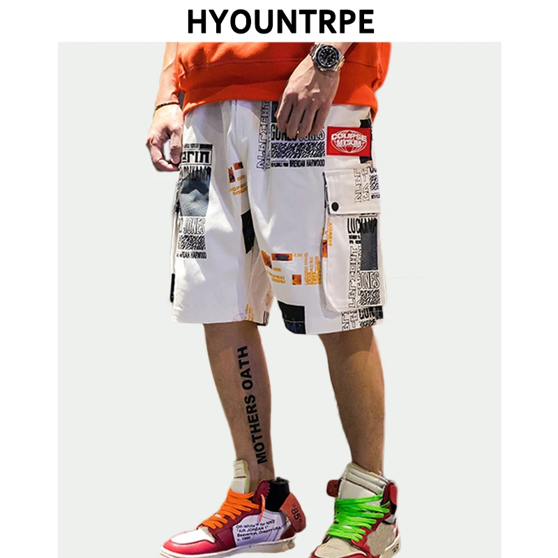 High Street Graphic Printed Tactical Shorts Spliced Side Pocket Trousers Mens Casual Drawstring Elastic Waist Joggers Sweatpants
High Street Graphic Printed Tactical Shorts Spliced Side Pocket Trousers Mens Casual Drawstring Elastic Waist Joggers Sweatpants