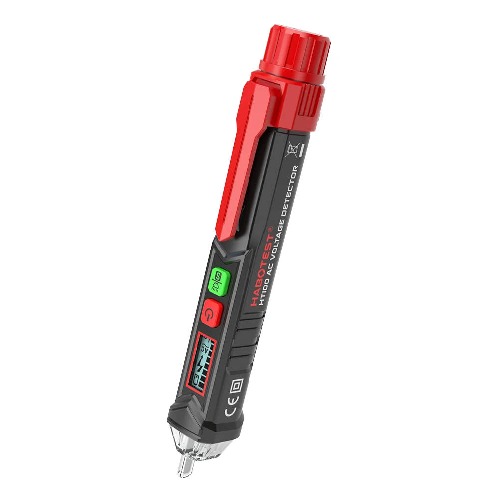 HABOTEST Portable Non-contact AC Voltage Tester Pen Shaped V~Alert Detector with Sound and Light Alarm
HABOTEST Portable Non-contact AC Voltage Tester Pen Shaped V~Alert Detector with Sound and Light Alarm