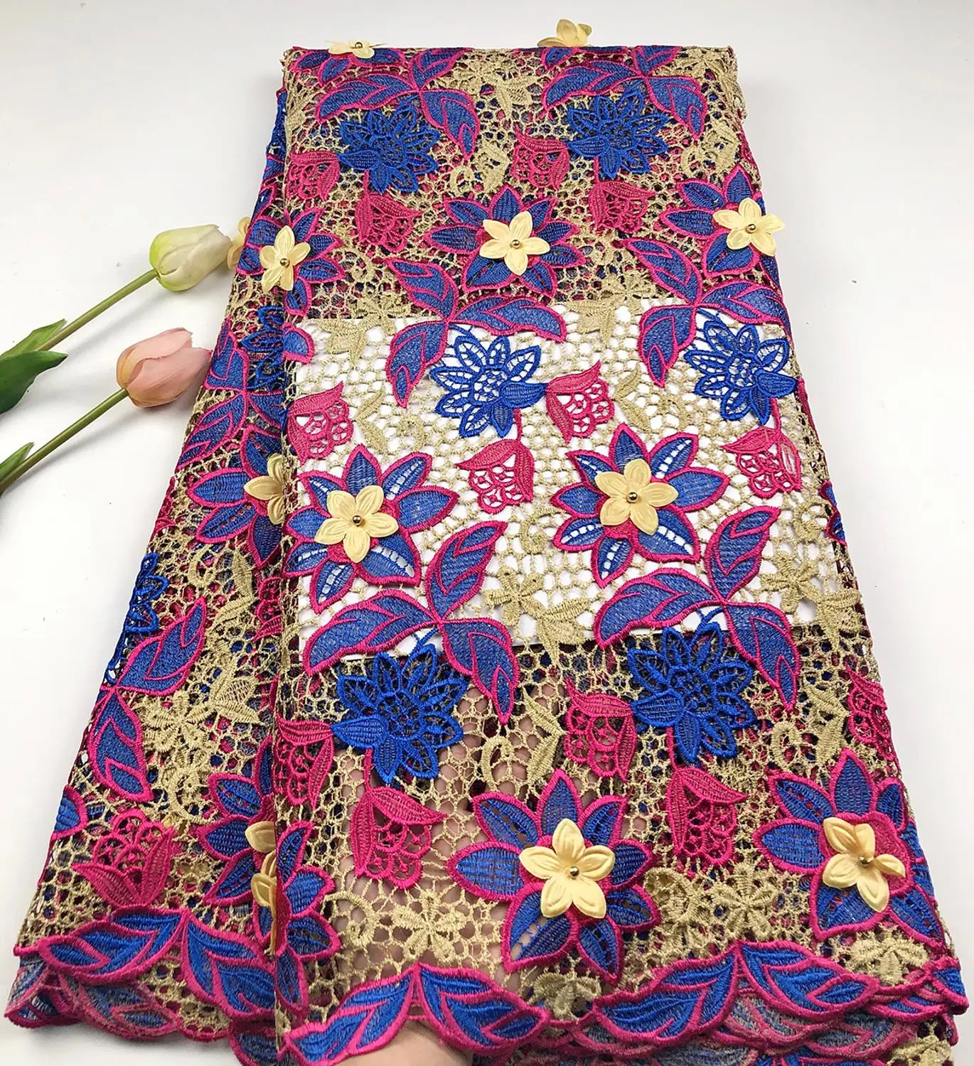 Nigerian Lace Fabrics for Wedding 2019, African French Lace Fabric High Quality 3D Lace,Red Lace Beadeds/Big Sequins Applique
Nigerian Lace Fabrics for Wedding 2019, African French Lace Fabric High Quality 3D Lace,Red Lace Beadeds/Big Sequins Applique