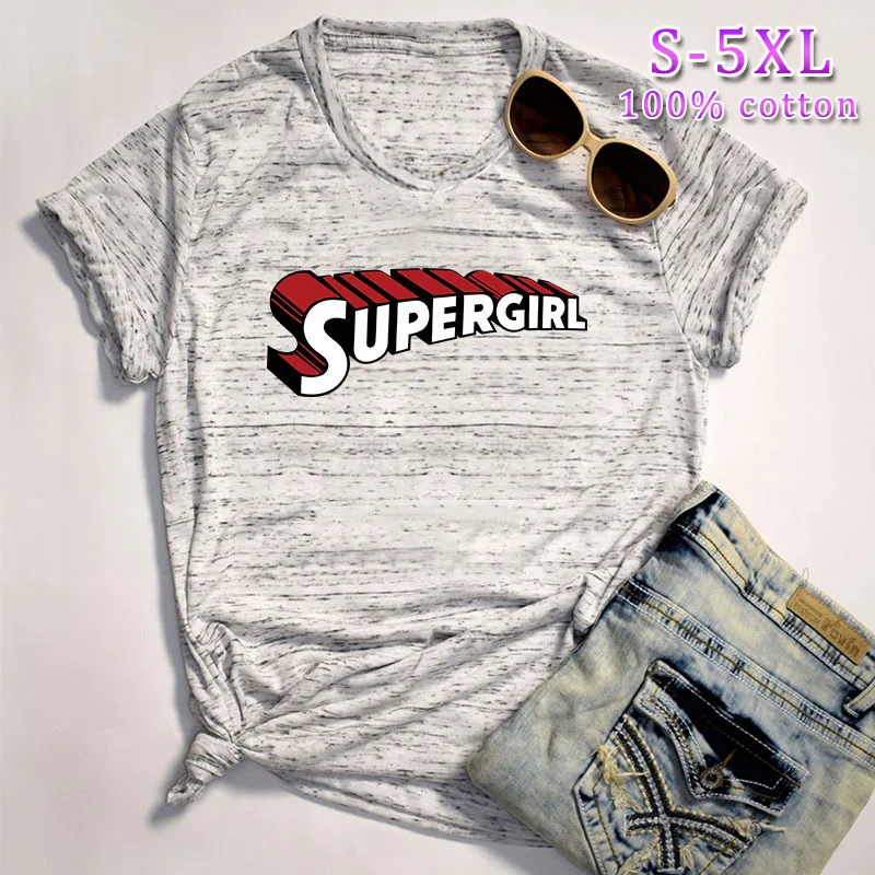 T Shirt Women Cotton Casual female plus size top female Letter cute SuperGirl Lady Girl Top Tees
T Shirt Women Cotton Casual female plus size top female Letter cute SuperGirl Lady Girl Top Tees