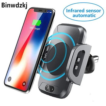 Car Automatic Infrared Sensor Fast Wireless Car Charger Air Vent Phone Holder Cradle for iPhone X 8 Plus Samsung S7 S8 S9 Plus
Car Automatic Infrared Sensor Fast Wireless Car Charger Air Vent Phone Holder Cradle for iPhone X 8 Plus Samsung S7 S8 S9 Plus