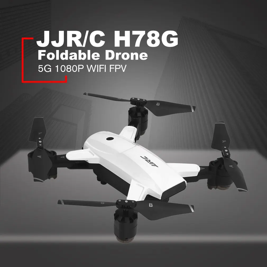 

JJR/C H78G RC Drone Quadcopter 1080P 5G Wifi FPV Aircraft Plane GPS Positioning Altitude Hold Headless One Key Return Foldable