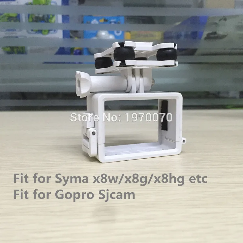 Stable Gimbal Frame Holder for Gopro Sjcam Camera Fit for Drone RC quadcopter of Syma X8C X8W X8G X8HW X8HG
Stable Gimbal Frame Holder for Gopro Sjcam Camera Fit for Drone RC quadcopter of Syma X8C X8W X8G X8HW X8HG