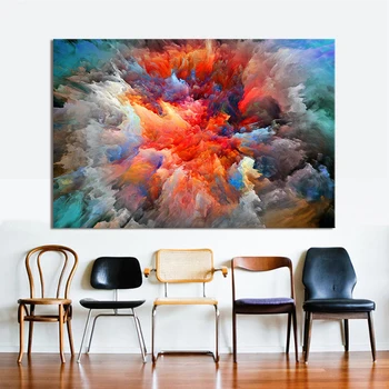 HDARTISAN Modern Abstract Canvas Art Painting Colorful Clouds Wall Pictures For Living Room Home Decor Frameless
HDARTISAN Modern Abstract Canvas Art Painting Colorful Clouds Wall Pictures For Living Room Home Decor Frameless