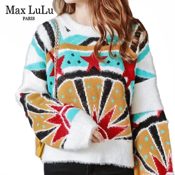 Max LuLu 2019 Winter European Fashion Ladies 3d Pattern Pullovers Womens Oversized Sweater Vintage Knitted Clothes Warm Jumper
Max LuLu 2019 Winter European Fashion Ladies 3d Pattern Pullovers Womens Oversized Sweater Vintage Knitted Clothes Warm Jumper