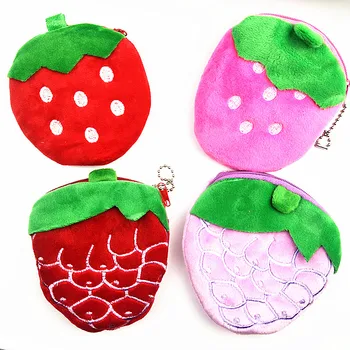 M304 Lovely Women Purses Plush Strawberry Grape Cartoon Coin Purse Wallet Bag Girl Student Gift Wholesale
M304 Lovely Women Purses Plush Strawberry Grape Cartoon Coin Purse Wallet Bag Girl Student Gift Wholesale
