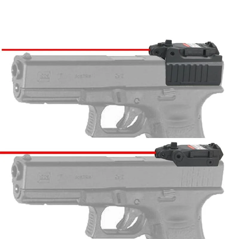 Тактический Компактный ручной пистолет Красный лазерный прицел для Glock 17 18 22 34