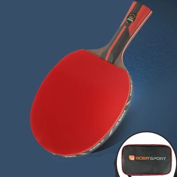 1 Piece 6-Stars Professional Carbon 7 Layers Table Tennis Bat Racket Long Short Handle Ping Pong Paddle Racket With Carry Bag
1 Piece 6-Stars Professional Carbon 7 Layers Table Tennis Bat Racket Long Short Handle Ping Pong Paddle Racket With Carry Bag