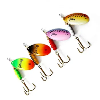 FISH KING 3.5 4.5 6.5 9.5 14g Hard Lure Artificial Wobblers For Trolling Metal Fishing Lure Spinners Spoon Trout For Pike
FISH KING 3.5 4.5 6.5 9.5 14g Hard Lure Artificial Wobblers For Trolling Metal Fishing Lure Spinners Spoon Trout For Pike