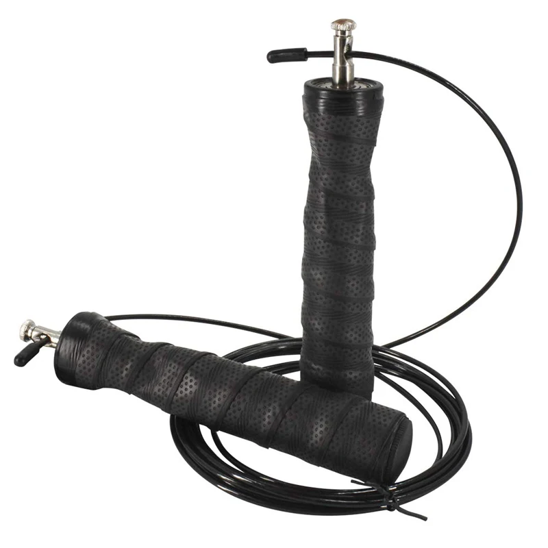 Crossfit Jump Rope Skip Speed & Weighted Jump Ropes with Extra Speed Cable Ball Bearings Anti-Slip Handle for Double Unders
Crossfit Jump Rope Skip Speed & Weighted Jump Ropes with Extra Speed Cable Ball Bearings Anti-Slip Handle for Double Unders