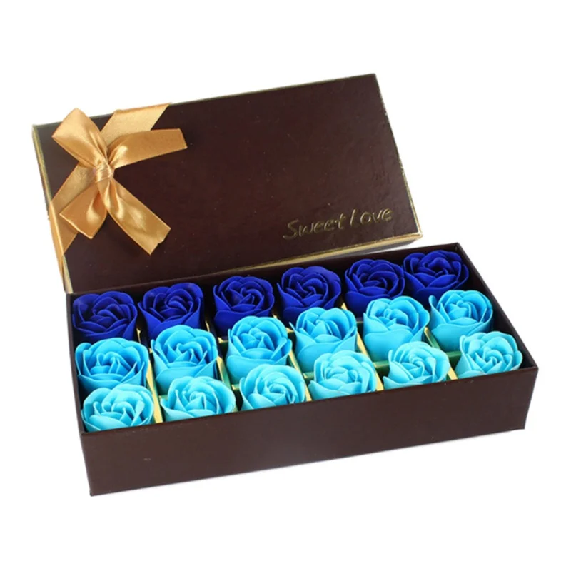 18Pcs/box Artificial Flowers Simulation Rose Soap Flowers With Ribbon Wedding Decoration Souvenir Valentines Day Gift Home Decor
18Pcs/box Artificial Flowers Simulation Rose Soap Flowers With Ribbon Wedding Decoration Souvenir Valentines Day Gift Home Decor