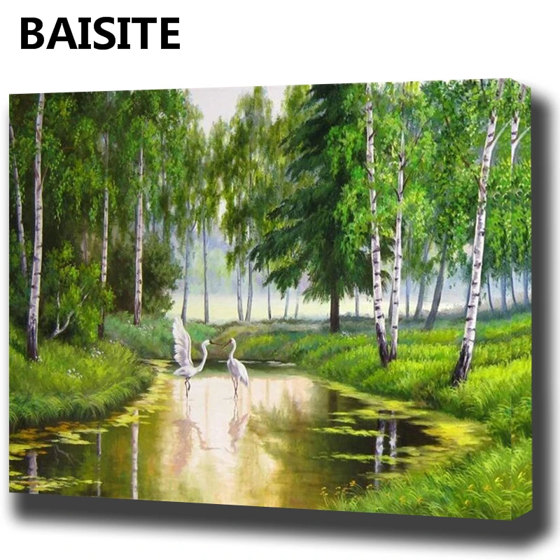 BAISITE DIY Framed Oil Painting By Numbers Flowers Pictures Canvas Painting For Living Room Wall Art Home Decor E966
BAISITE DIY Framed Oil Painting By Numbers Flowers Pictures Canvas Painting For Living Room Wall Art Home Decor E966