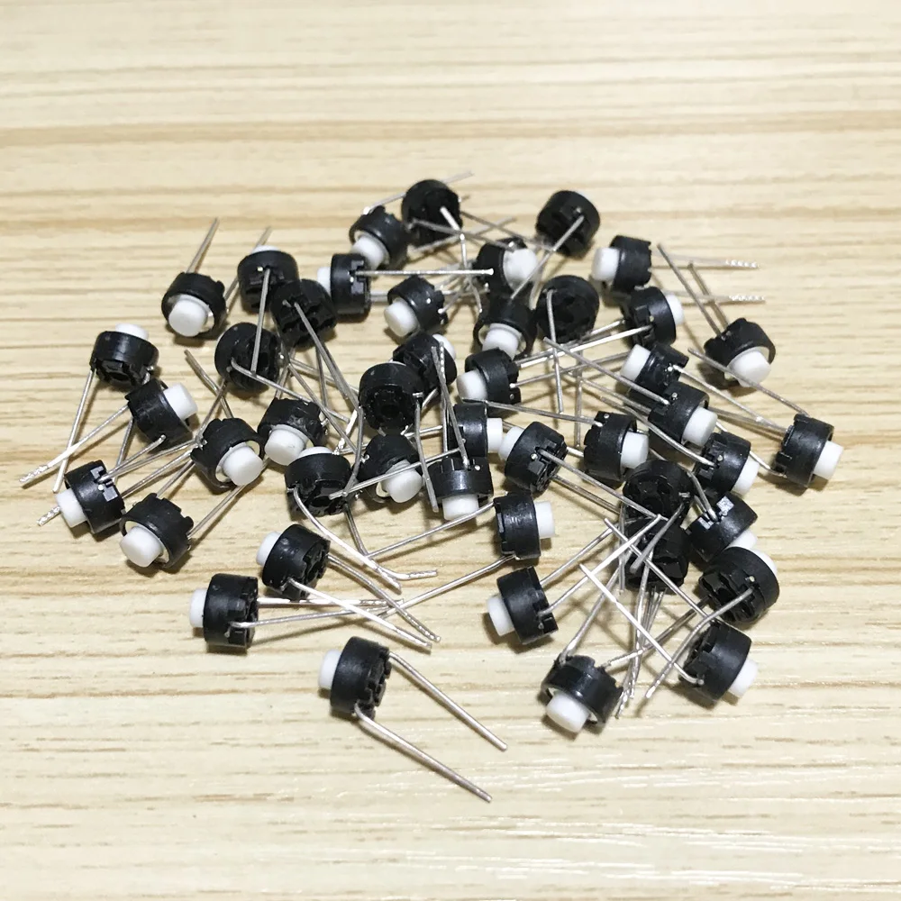 6*6*5mm DIP 6X6X5 mm Tactile Tact Push Button Micro Switch Momentary for ALPS white head, bulk
6*6*5mm DIP 6X6X5 mm Tactile Tact Push Button Micro Switch Momentary for ALPS white head, bulk