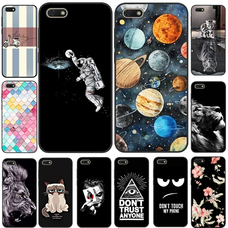For Coque Huawei Y5 Lite 2018 Case Cover Black Silicone Planet Cat Tiger Phone Case For Huawei Y5 Lite 2018 DRA-LX5 Y5Lite 2018
For Coque Huawei Y5 Lite 2018 Case Cover Black Silicone Planet Cat Tiger Phone Case For Huawei Y5 Lite 2018 DRA-LX5 Y5Lite 2018