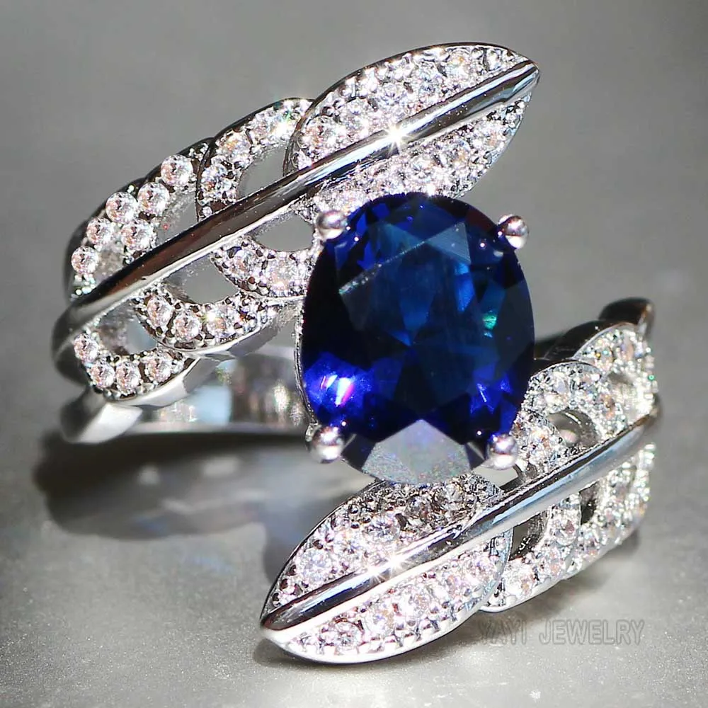 YaYI Jewelry Fashion Princess Cut 3.6 CT Blue Zircon Silver Color Engagement Rings wedding Rings Party Rings 627
YaYI Jewelry Fashion Princess Cut 3.6 CT Blue Zircon Silver Color Engagement Rings wedding Rings Party Rings 627