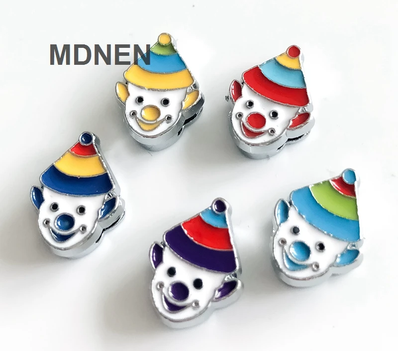 5pcs DIY accessory zinc alloy 8mm Inner Dia. 10*14MM Clown Slide Charms Beads DIY 8MM Dog Cat Collar Wristband
5pcs DIY accessory zinc alloy 8mm Inner Dia. 10*14MM Clown Slide Charms Beads DIY 8MM Dog Cat Collar Wristband