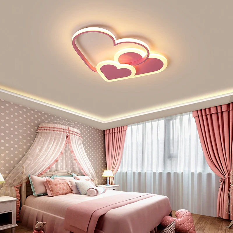 The Pink Heart shape Modern led Ceiling Lights for Kids Room Bedroom Children Princess Ceiling Lamp Fixtures Teenager Boys Girls
The Pink Heart shape Modern led Ceiling Lights for Kids Room Bedroom Children Princess Ceiling Lamp Fixtures Teenager Boys Girls
