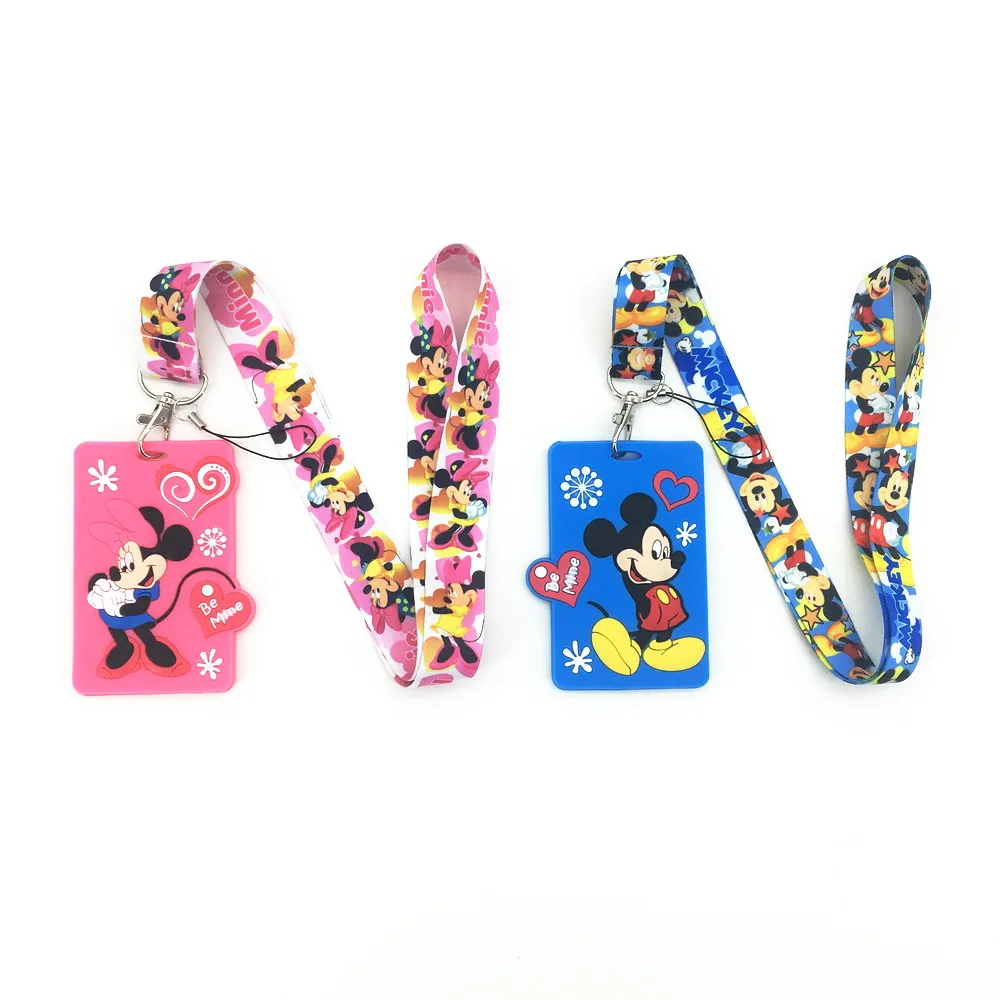 Cartoon Cute Mickey Minnie Mouse Soft Glu Card Holders Bank Card Neck Strap Card Bus ID Holders Lanyard Key Chain
Cartoon Cute Mickey Minnie Mouse Soft Glu Card Holders Bank Card Neck Strap Card Bus ID Holders Lanyard Key Chain