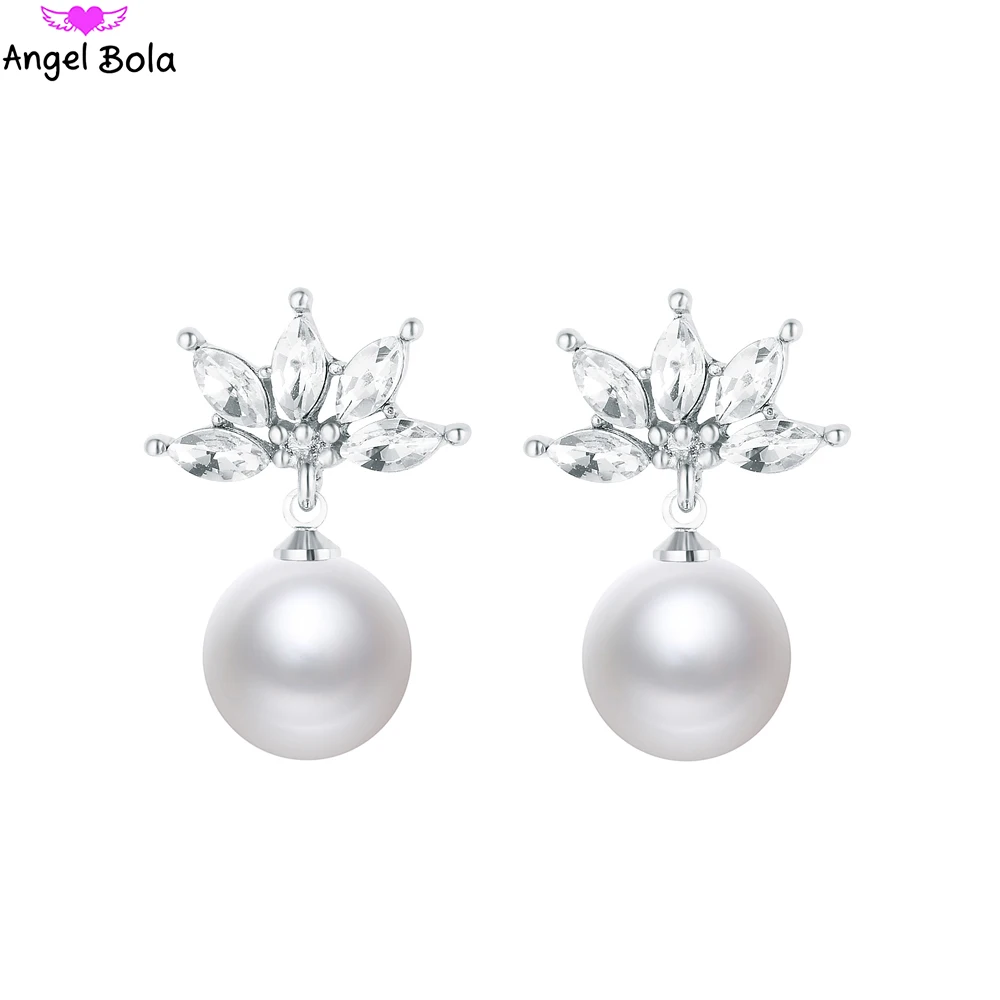 Pryme Pearl Dangle Earrings Fashion Flower Design Crystal Elegance Earring Jewelry For Woman ZE-008 Free Shipping
Pryme Pearl Dangle Earrings Fashion Flower Design Crystal Elegance Earring Jewelry For Woman ZE-008 Free Shipping