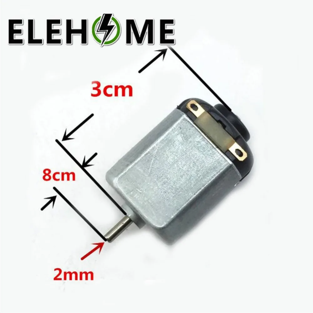 3V 0.2A 12000RPM 65Gcm Mini Micro DC Motor for DIY Toys Hobbies Smart Car MOTOR XF30
3V 0.2A 12000RPM 65Gcm Mini Micro DC Motor for DIY Toys Hobbies Smart Car MOTOR XF30