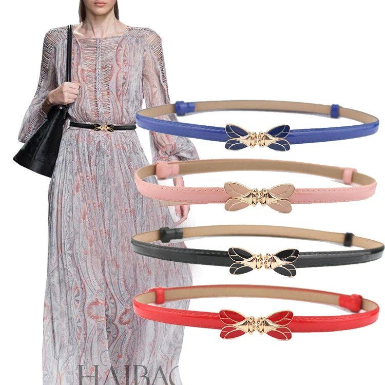 Korean version of women's dress with thin waistband, lacquer leather, small belt, fashionable decoration women's and belts
Korean version of women's dress with thin waistband, lacquer leather, small belt, fashionable decoration women's and belts
