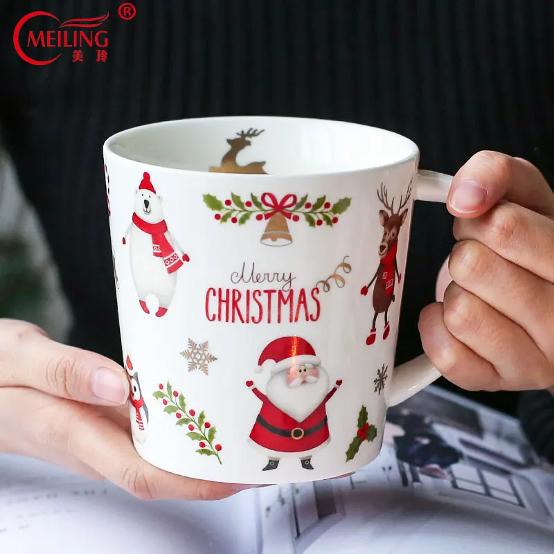 550ml Creative MERRY Christmas Mug For Coffee Tea Milk Beer Travel Gifts Decorative Table Drinkware Big Ceramic Cups and Mugs
550ml Creative MERRY Christmas Mug For Coffee Tea Milk Beer Travel Gifts Decorative Table Drinkware Big Ceramic Cups and Mugs