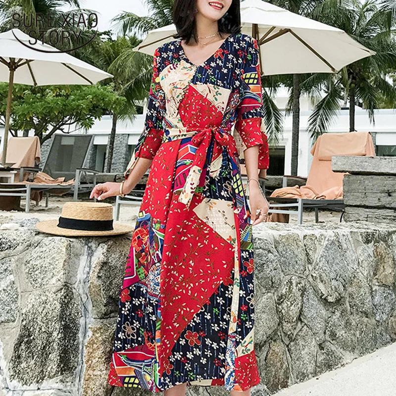 Women summer dress 2019 plsu size print chiffon women dress Bohemian sexy Side split holiday Beach dress womens clothing 3298 50
Women summer dress 2019 plsu size print chiffon women dress Bohemian sexy Side split holiday Beach dress womens clothing 3298 50