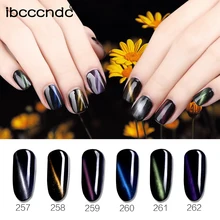 Nouveau 3D Caméléon Oeil de Chat couche de finition 7ml UV et LED Tremper hors UV vernis À Ongles Vernis Colle besoin D'aimant D'oeil de Chat Gel Vernis À Ongles Art Design(China)