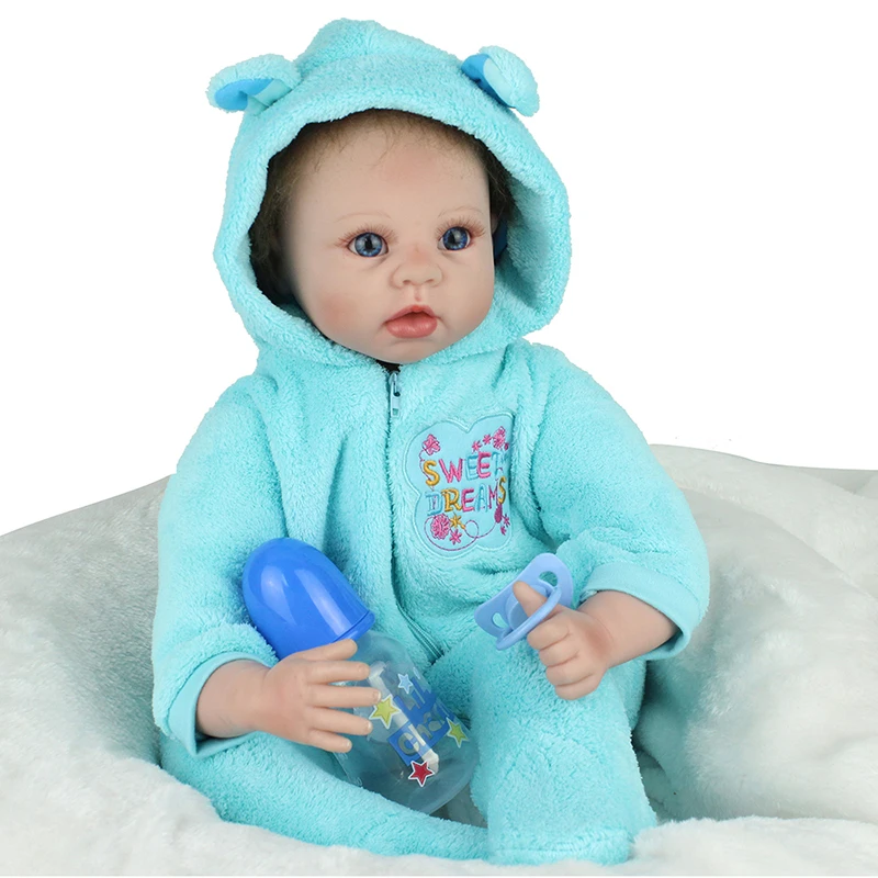 NPKDOLL Reborn Babies Doll 22" 55cm Lifelike bab born dolls children soft silicone dolls baby bonecas reborn 
NPKDOLL Reborn Babies Doll 22" 55cm Lifelike bab born dolls children soft silicone dolls baby bonecas reborn