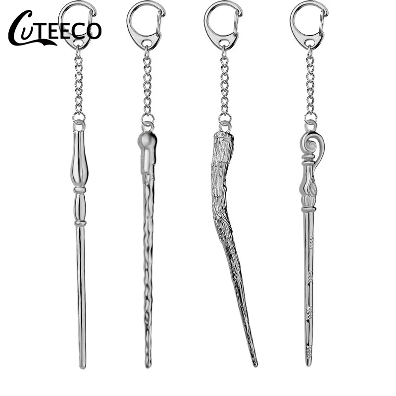 Hot Sale Harri Pot Movie Magic Alloy Wand Personality Keychain Hermione Sirius Goblet of Fire Fashion Jewelry Accessories
Hot Sale Harri Pot Movie Magic Alloy Wand Personality Keychain Hermione Sirius Goblet of Fire Fashion Jewelry Accessories
