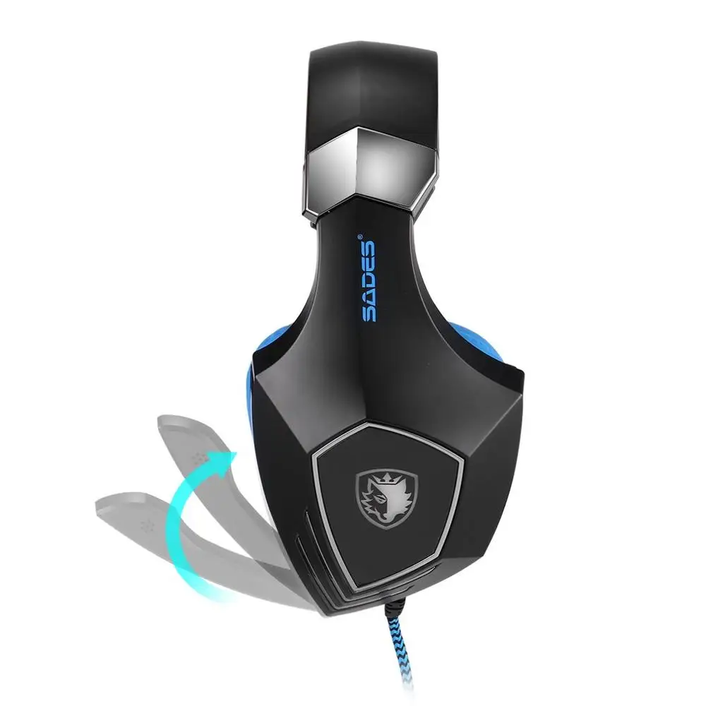A60 USB Gaming Headset Over Ear Headband Stereo Heaphones With Microphone Noise Isolating Volume Control LED Light
A60 USB Gaming Headset Over Ear Headband Stereo Heaphones With Microphone Noise Isolating Volume Control LED Light