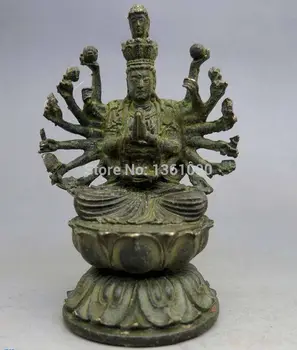 xd 001167 China old bronze copper carved Buddhism 1000 Hands Guanyin buddha Statue
xd 001167 China old bronze copper carved Buddhism 1000 Hands Guanyin buddha Statue