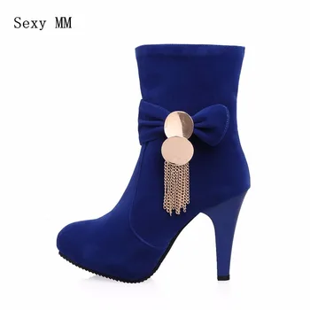 Spring Autumn Women Ankle Boots Thin High Heels Platform Woman Short Boots Shoes High Quality Plus Size 34-40 41 42 43 botas
Spring Autumn Women Ankle Boots Thin High Heels Platform Woman Short Boots Shoes High Quality Plus Size 34-40 41 42 43 botas